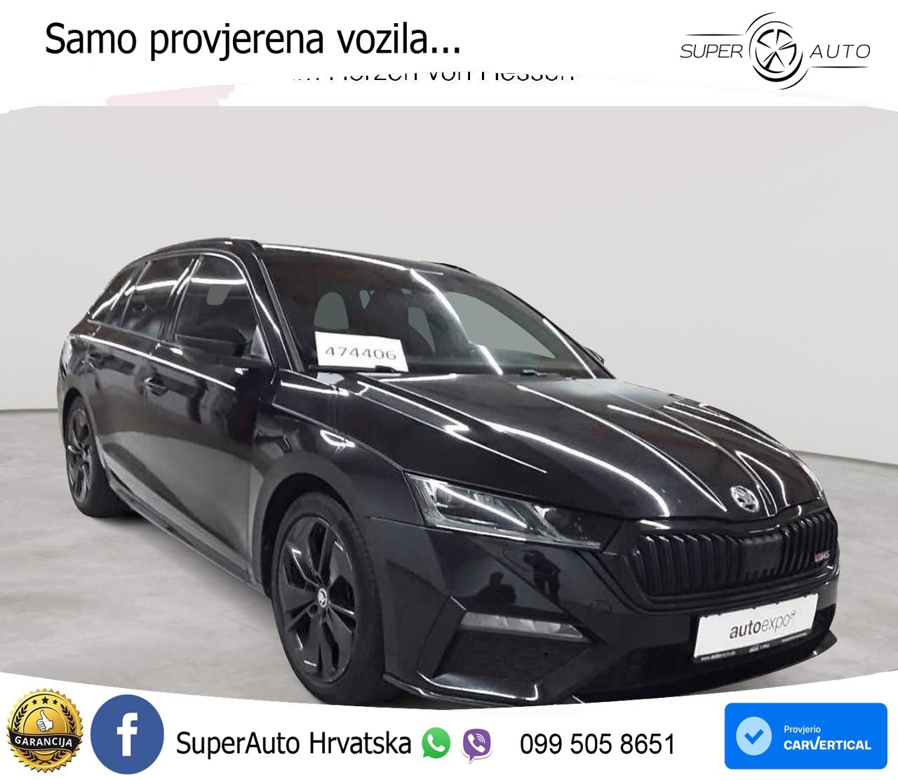 Škoda Octavia Combi RS 2.0 TDI (200 KS) 4x4 DSG