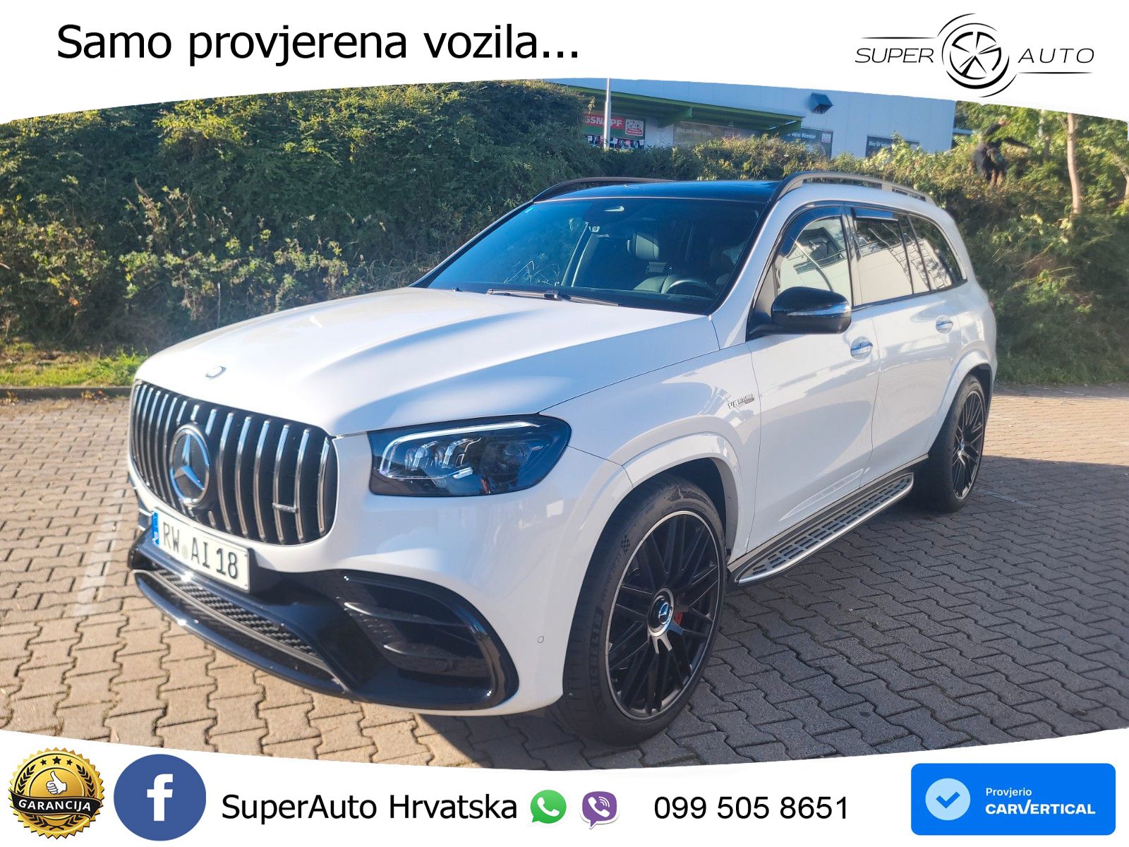 Mercedes-Benz GLS AMG GLS 63 V8 EQ Boost 4MATIC+ TCT ACC+HEAD+4xGR SJED+360+PANO