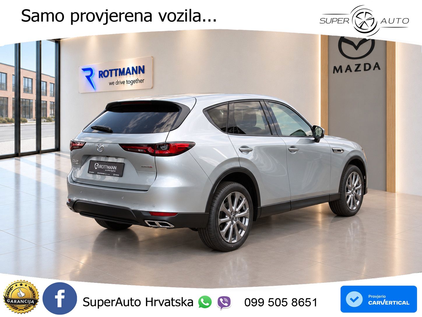 Mazda CX-60 3.3 e-Skyactiv D (254 KS) AWD Automatic LED+GR SJED+ACC