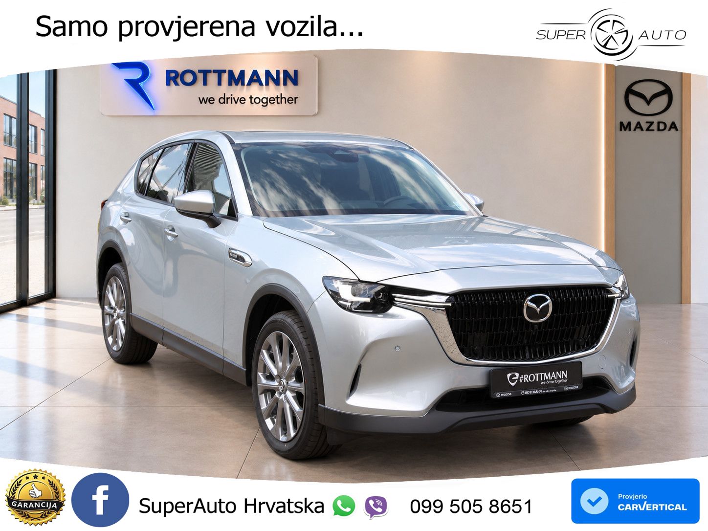 Mazda CX-60 3.3 e-Skyactiv D (254 KS) AWD Automatic LED+GR SJED+ACC
