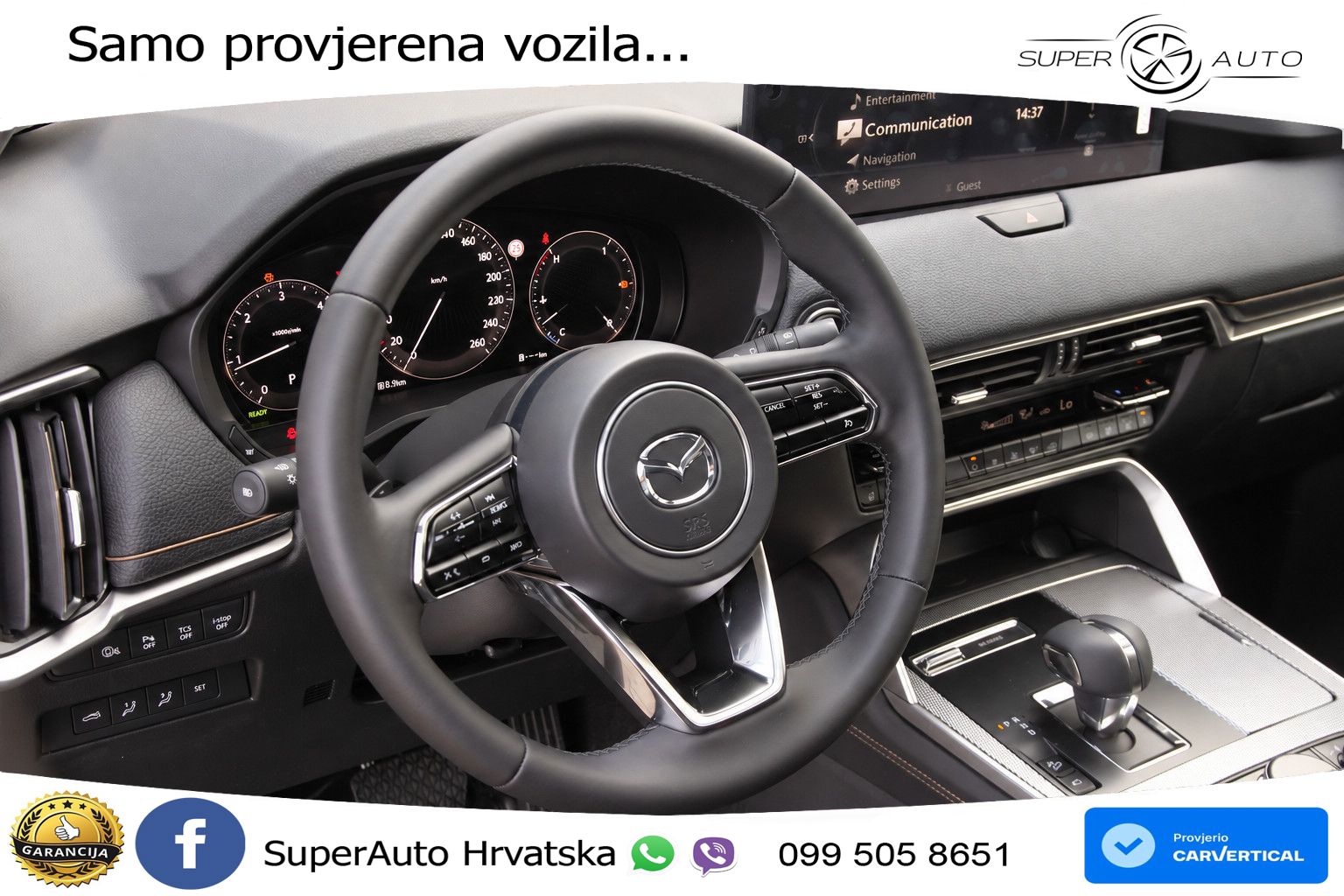 Mazda CX-60 3.3 e-Skyactiv D (254 KS) AWD Automatic LED+GR SJED+ACC