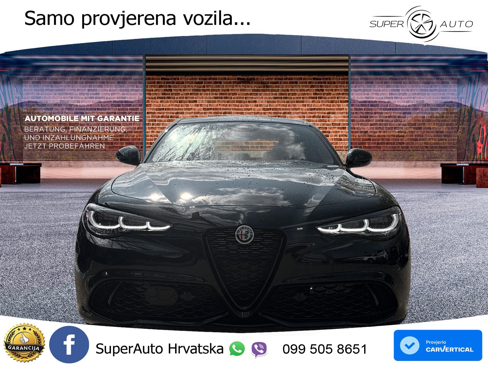 Alfa Romeo Giulia 2.2 MultiJet II (210 KS) Q4 Automatic LED+GR SJED+ACC