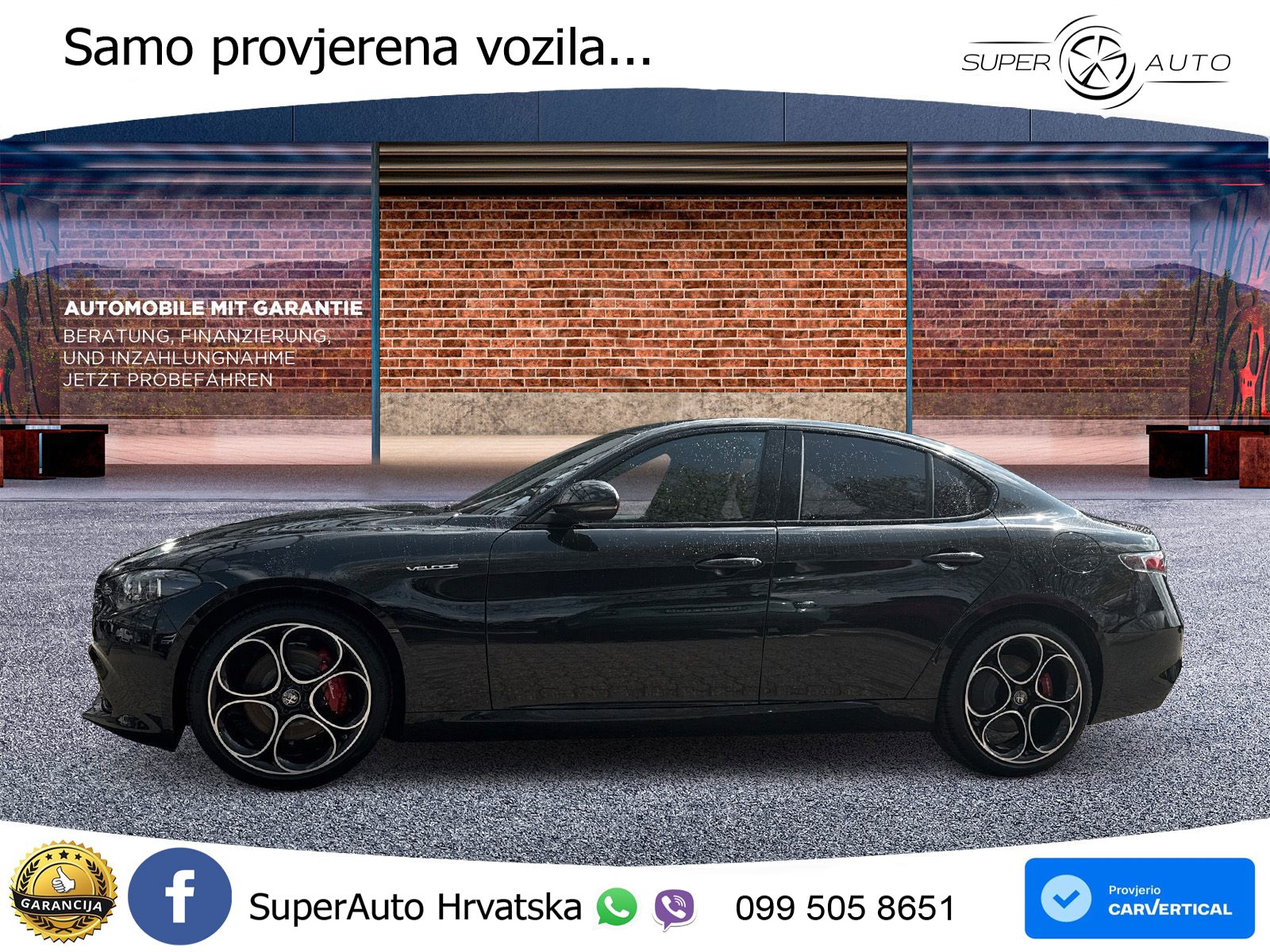Alfa Romeo Giulia 2.2 MultiJet II (210 KS) Q4 Automatic LED+GR SJED+ACC