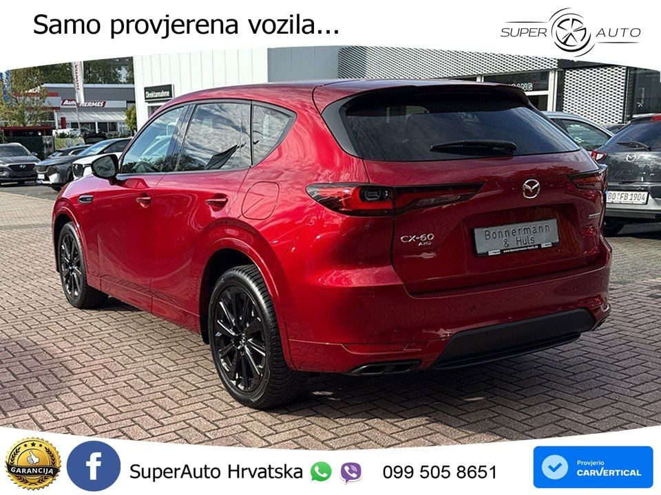 Mazda CX-60 2.5 e-Skyactiv (328 KS) AWD Automatic MATRIX+GR SJED+KAM
