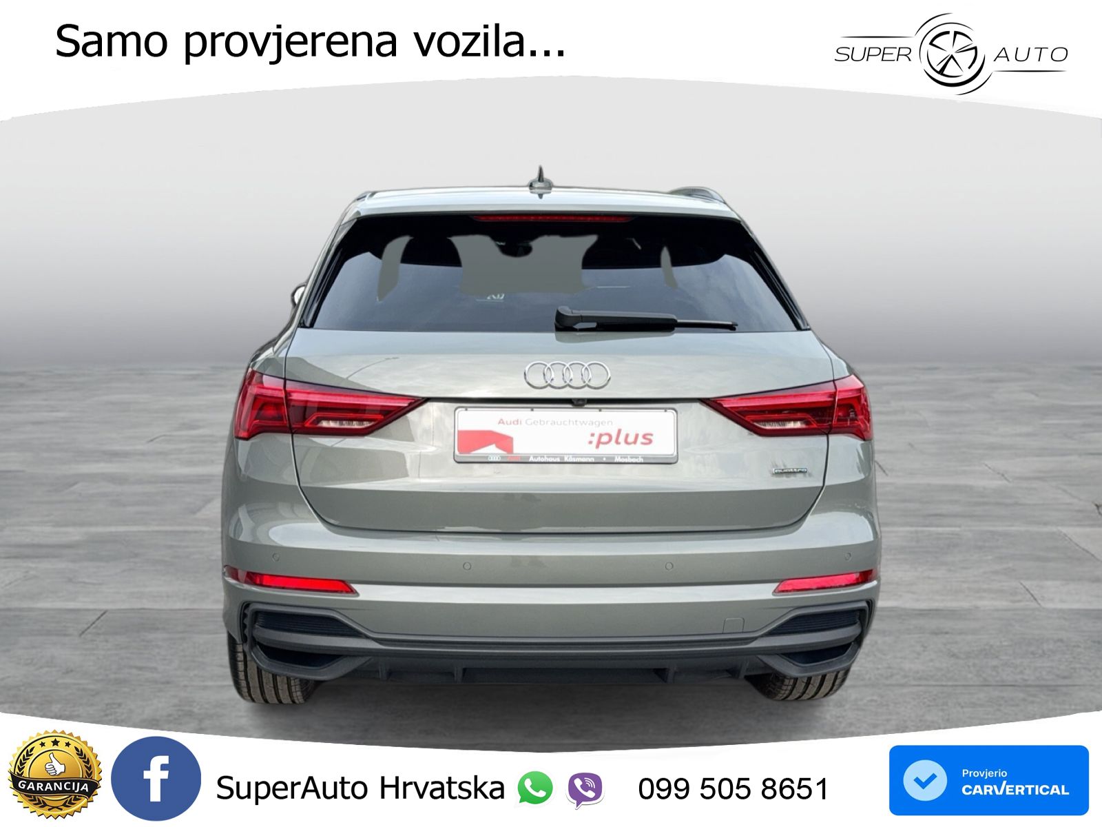 Audi Q3 45 TFSI (245 KS) quattro S tronic S line LED+GR SJED+ACC