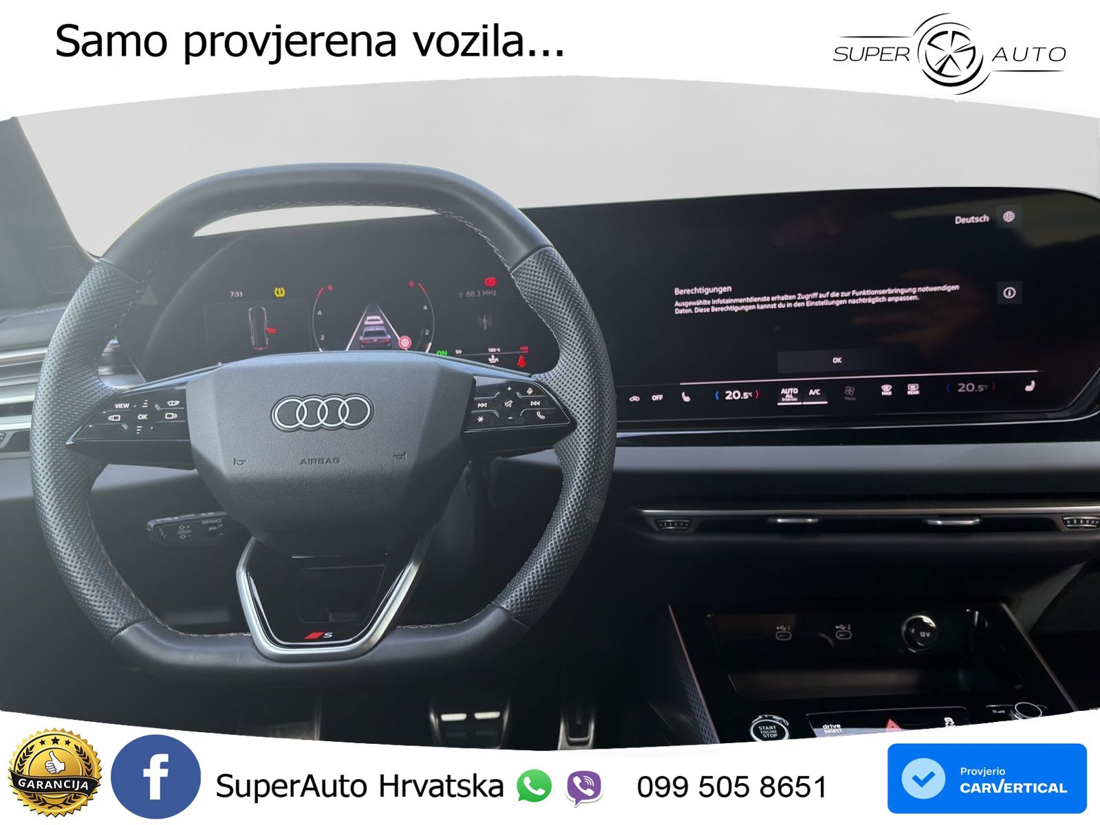 Audi A6 2.0 TDI (204 KS) quattro S tronic S line LED+GR SJED+ACC