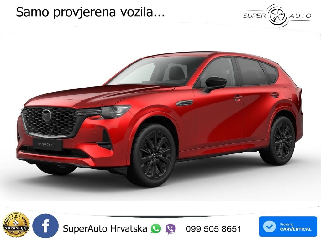 Mazda CX-60 3.3 e-Skyactiv D (254 KS) AWD Automatic LED+GR SJED+ACC
