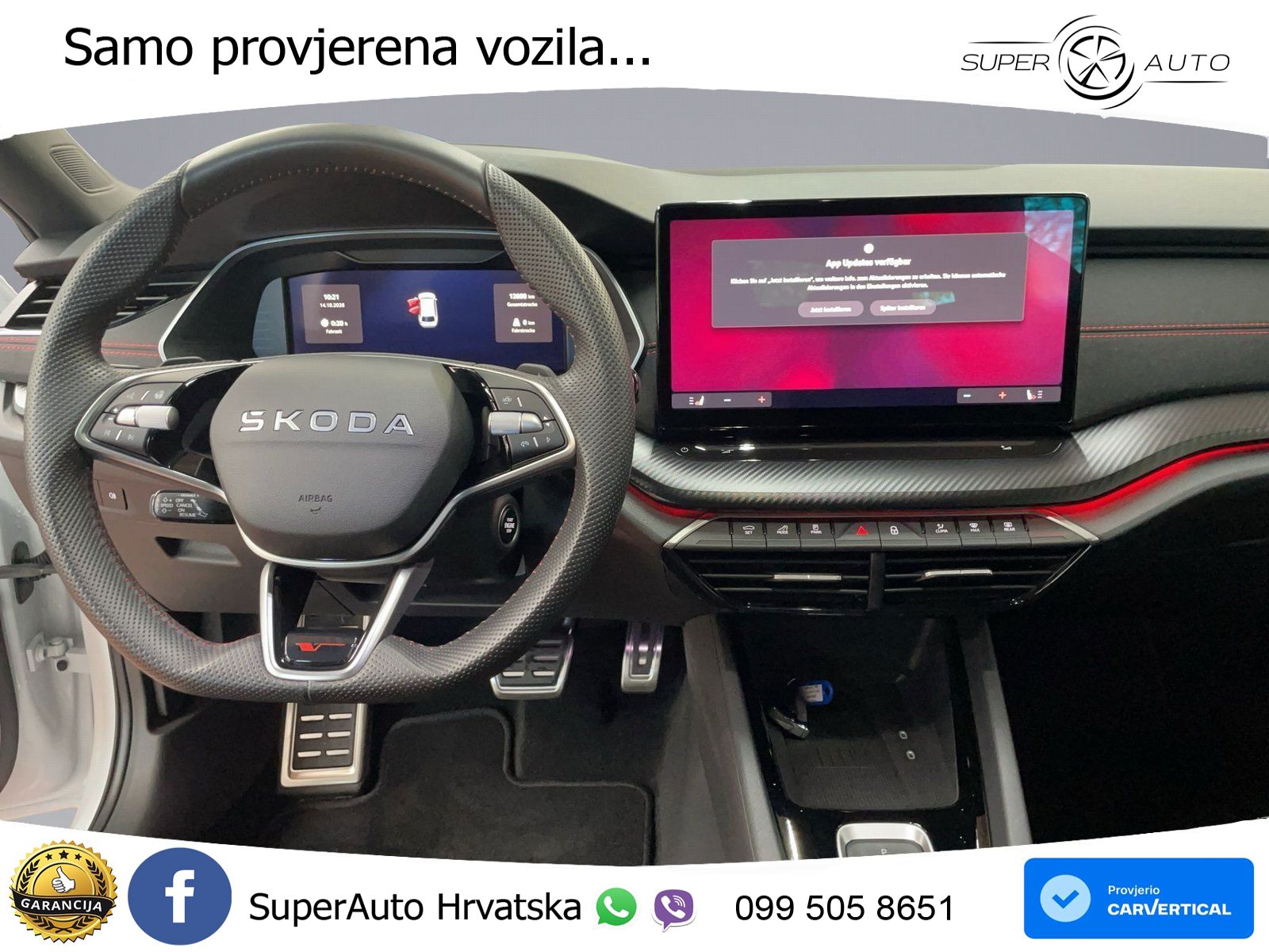 Škoda Octavia Combi RS 2.0 TSI (265 KS) DSG LED+GR SJED+ACC