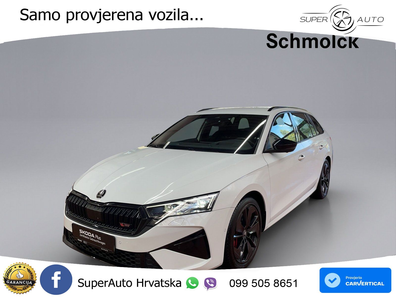 Škoda Octavia Combi RS 2.0 TSI (265 KS) DSG LED+GR SJED+ACC