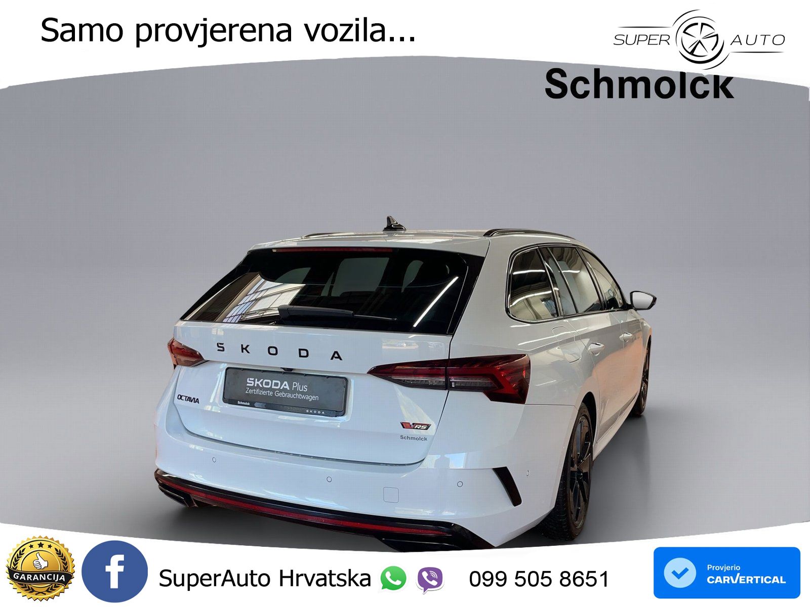 Škoda Octavia Combi RS 2.0 TSI (265 KS) DSG LED+GR SJED+ACC