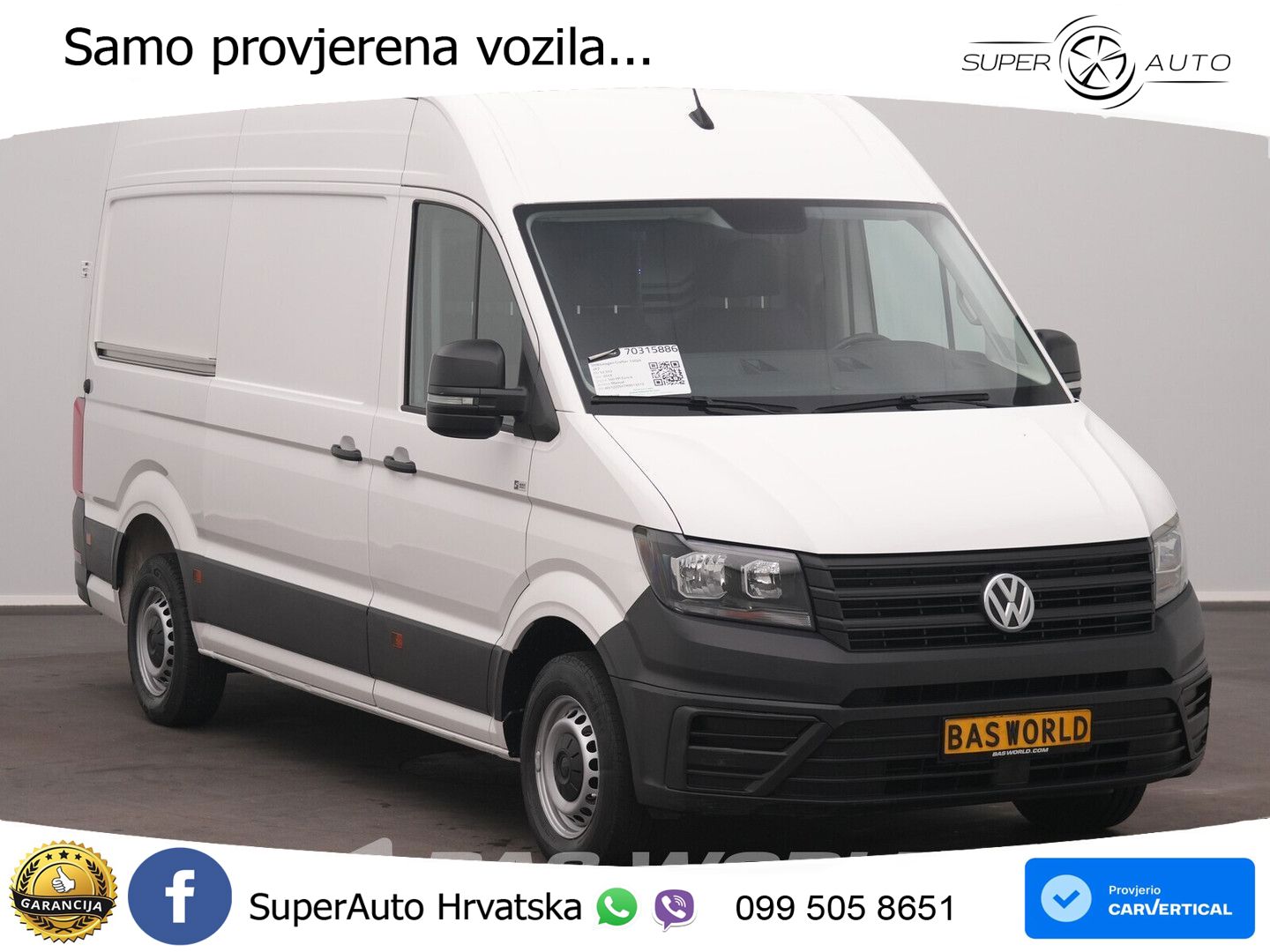 Volkswagen Crafter 140pk L3H3 Airco Camera Scherm L2H2 Airc 140 KS