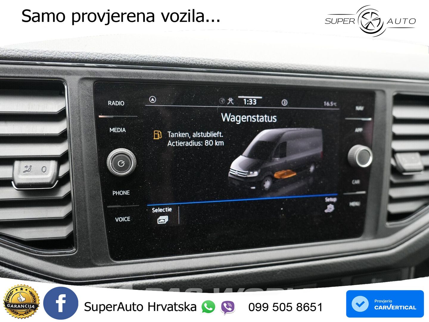 Volkswagen Crafter 140pk L3H3 Airco Camera Scherm L2H2 Airc 140 KS