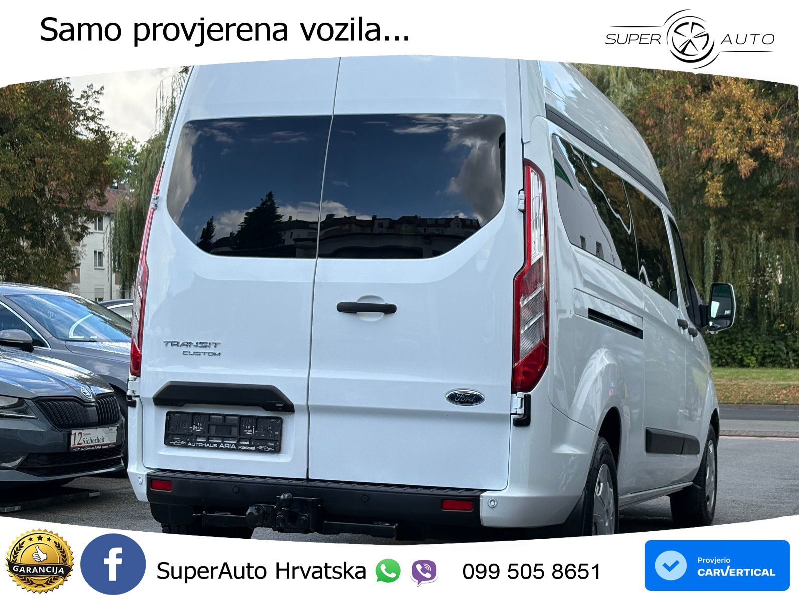 Ford Transit Custom 320 L2H2 HOCHDACH Kombi KAM AHK 131 KS