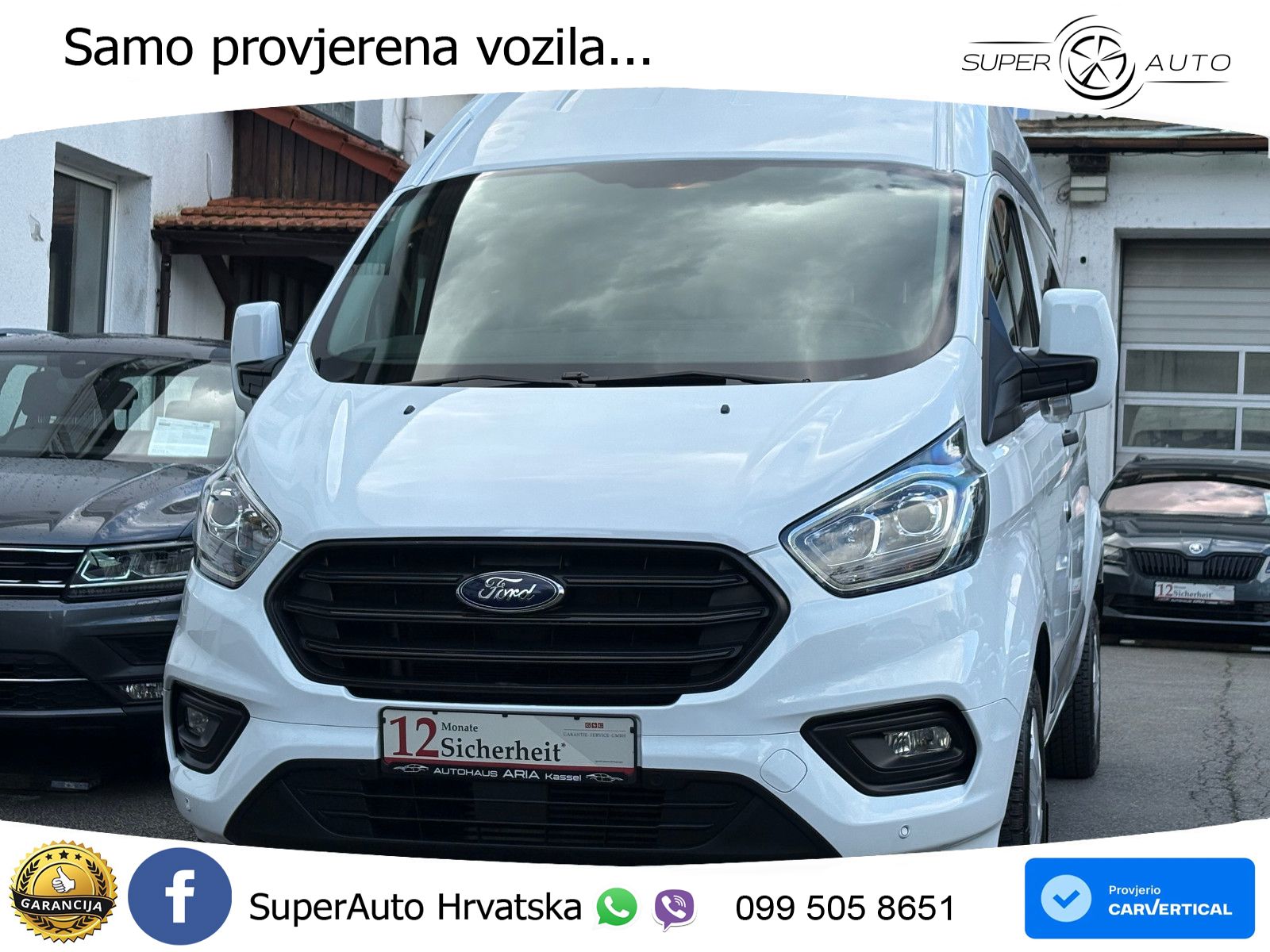 Ford Transit Custom 320 L2H2 HOCHDACH Kombi KAM AHK 131 KS