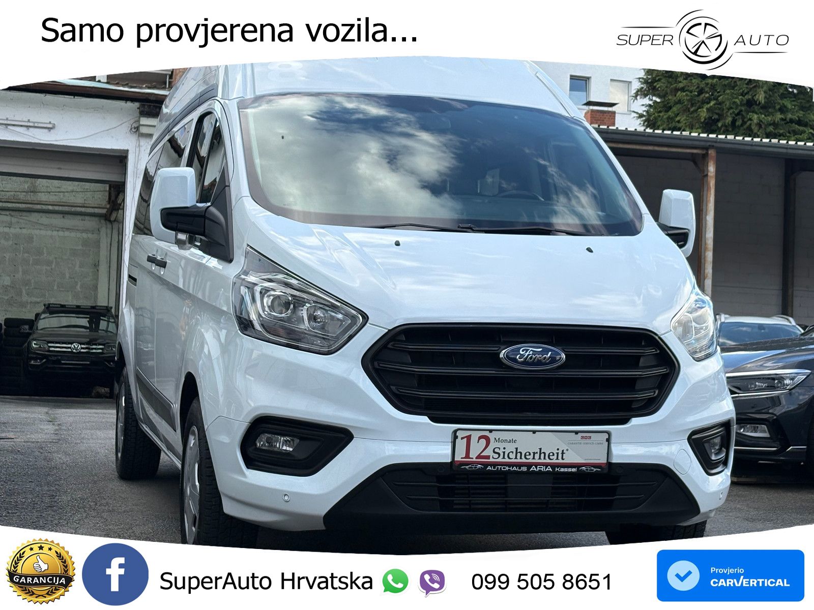 Ford Transit Custom 320 L2H2 HOCHDACH Kombi KAM AHK 131 KS