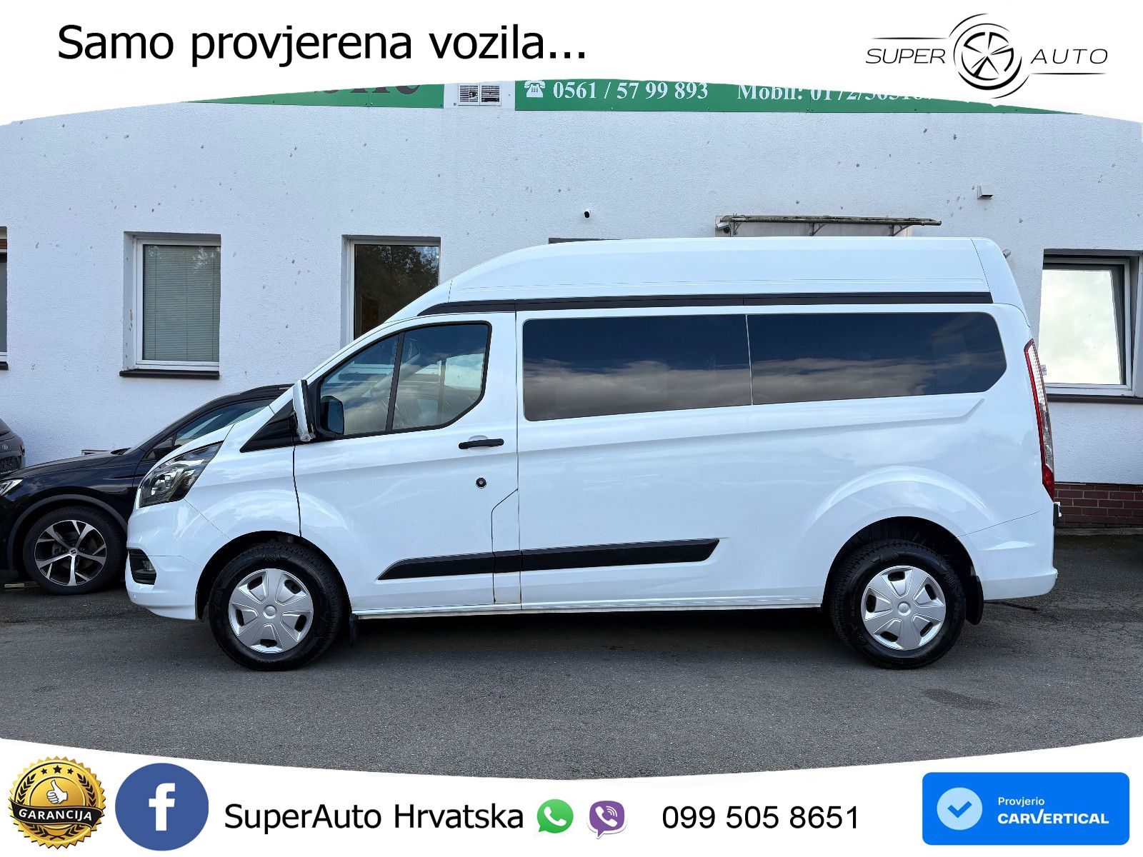 Ford Transit Custom 320 L2H2 HOCHDACH Kombi KAM AHK 131 KS