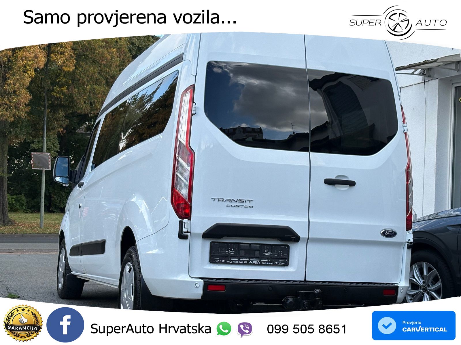 Ford Transit Custom 320 L2H2 HOCHDACH Kombi KAM AHK 131 KS