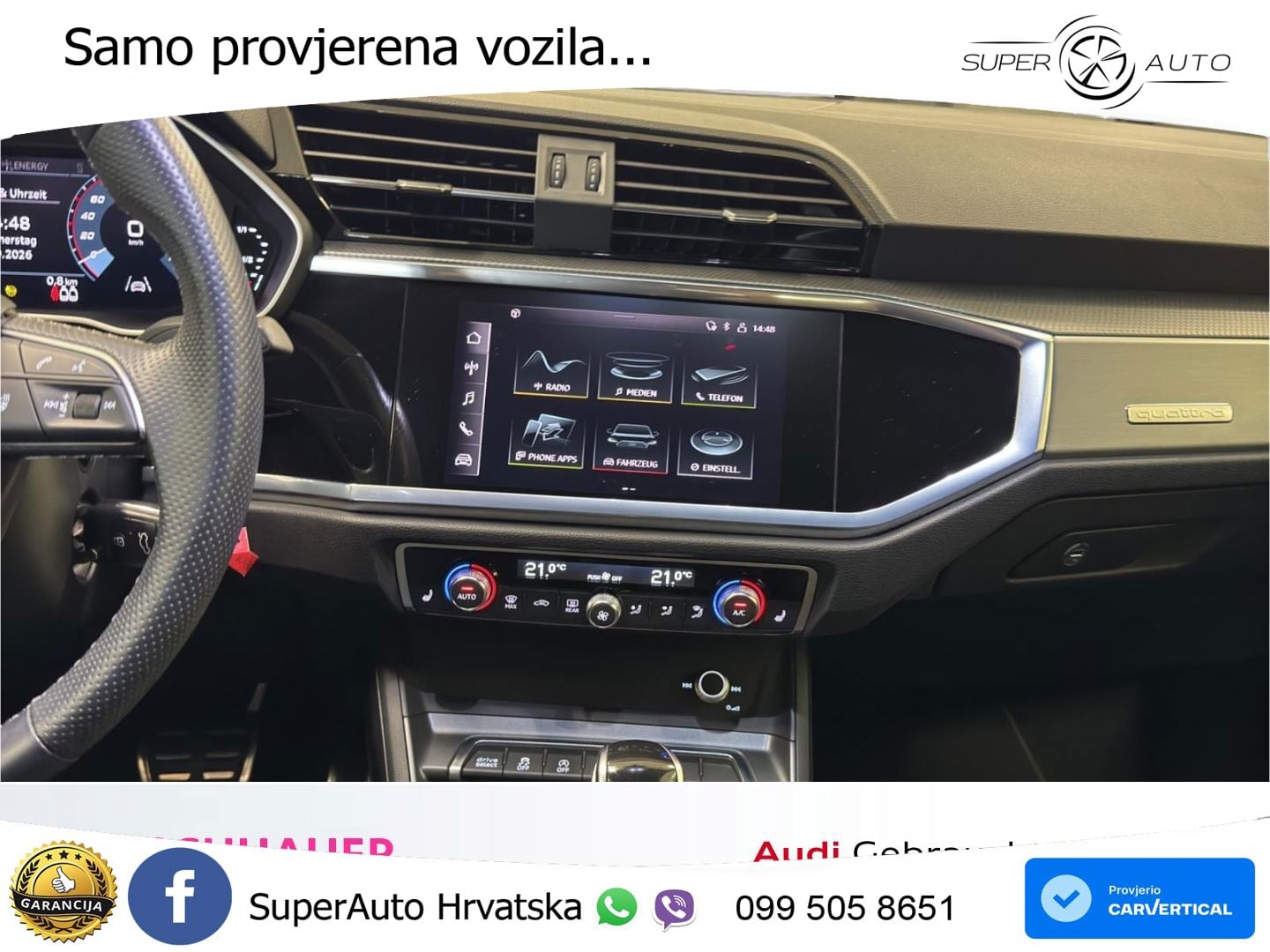 Audi Q3 Sportback 40 TDI (200 KS) quattro S tronic S line