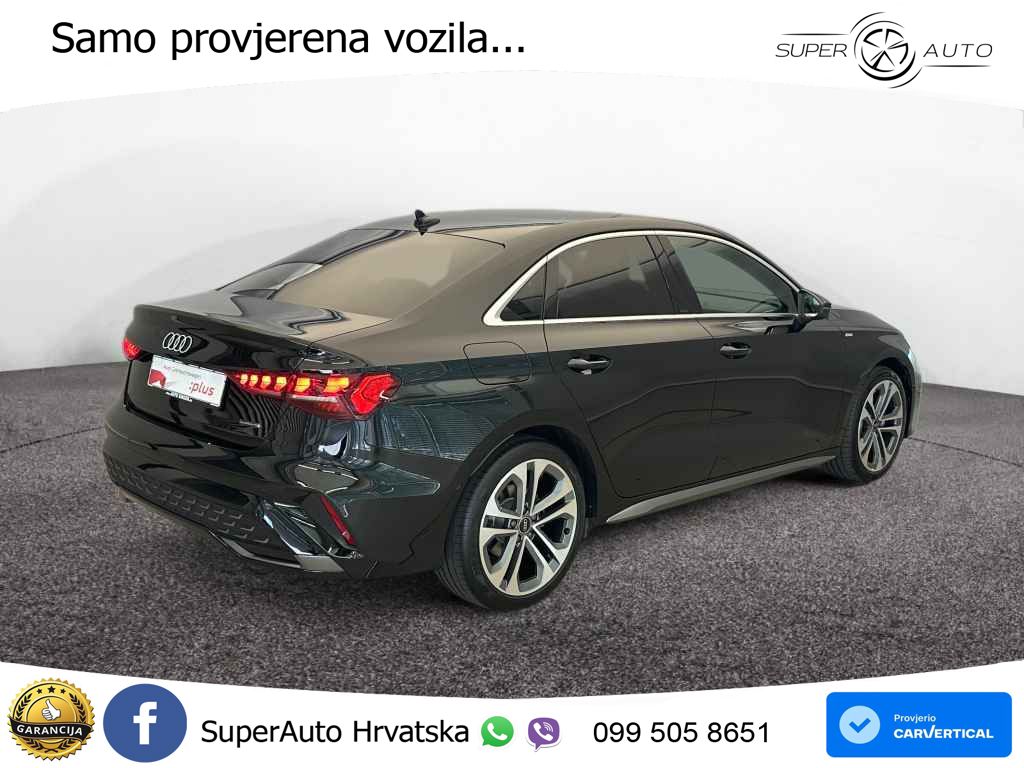 Audi A3 Limuzina 40 TFSI (204 KS) quattro S tronic S line LED+GR SJED+ACC