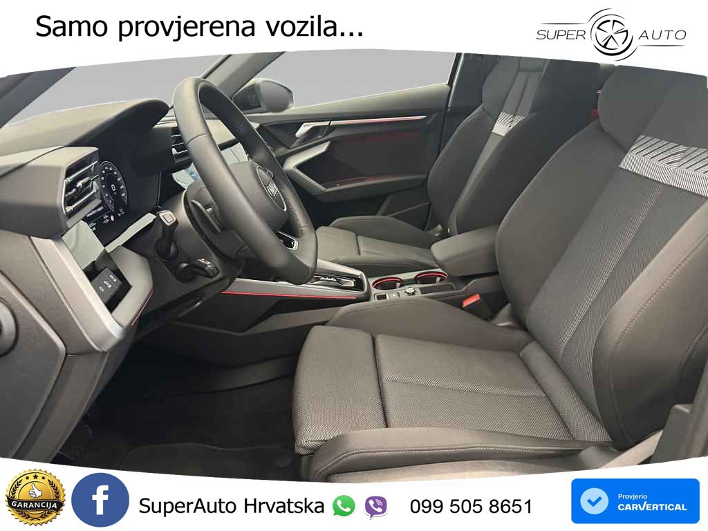 Audi A3 Limuzina 40 TFSI (204 KS) quattro S tronic S line LED+GR SJED+ACC