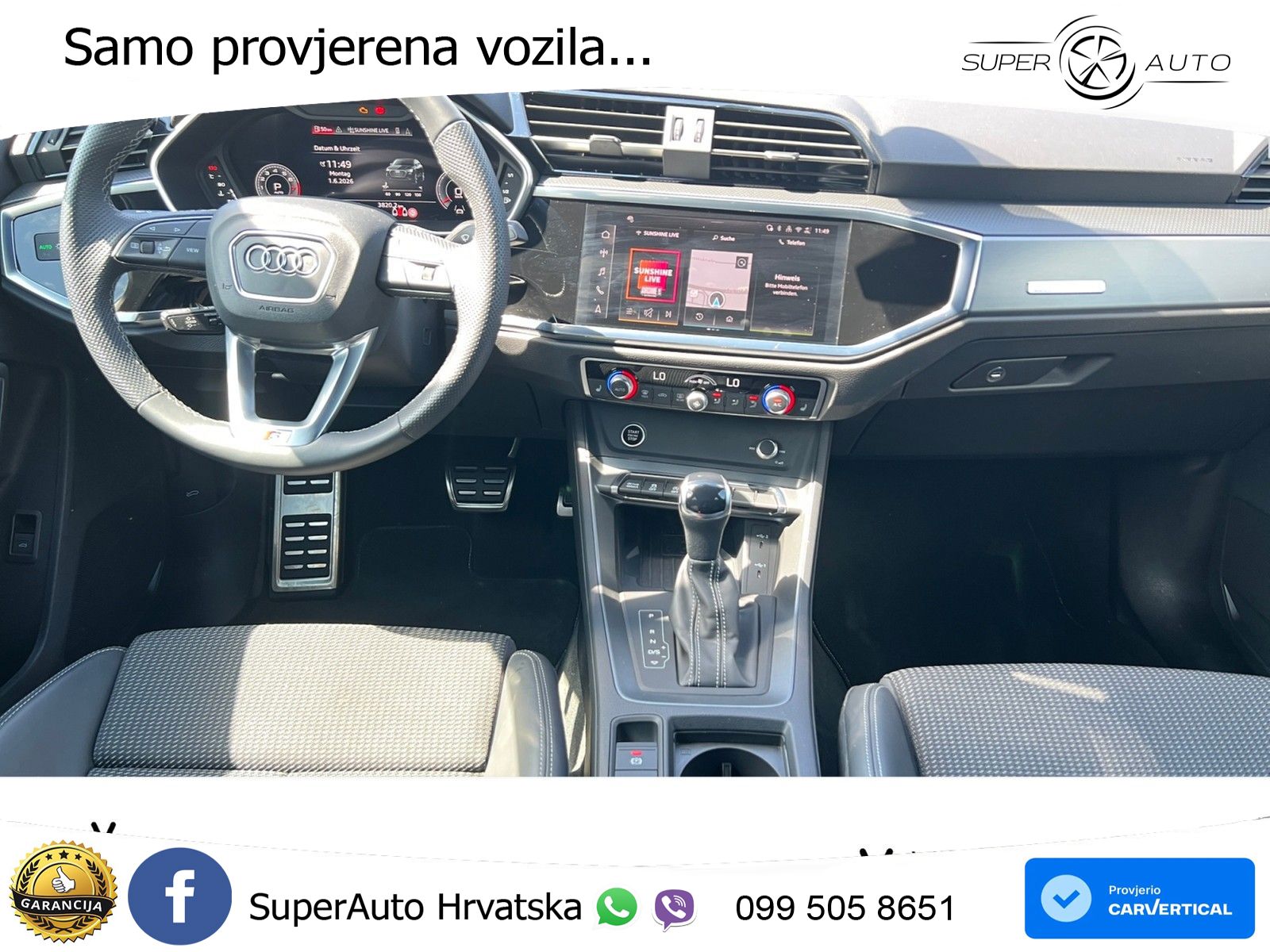 Audi Q3 II Sportback 35 TFSI (150 KS) S tronic S line LED+GR SJED+ACC