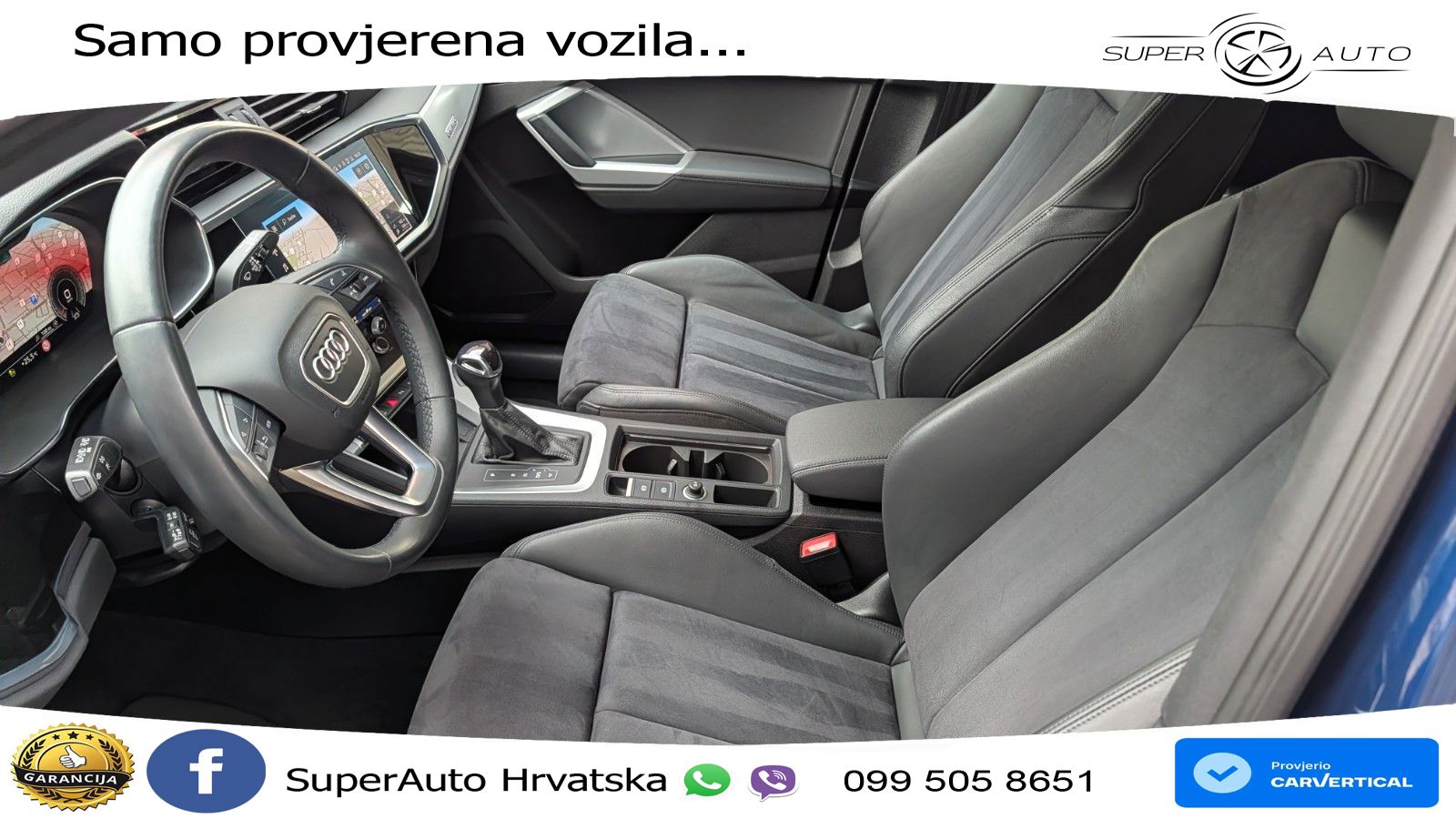 Audi Q3 Sportback 40 TDI (200 KS) quattro S tronic S line LED+GR SJED+ACC
