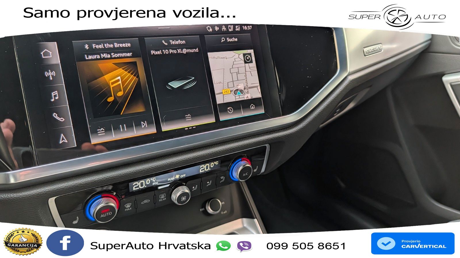 Audi Q3 Sportback 40 TDI (200 KS) quattro S tronic S line LED+GR SJED+ACC