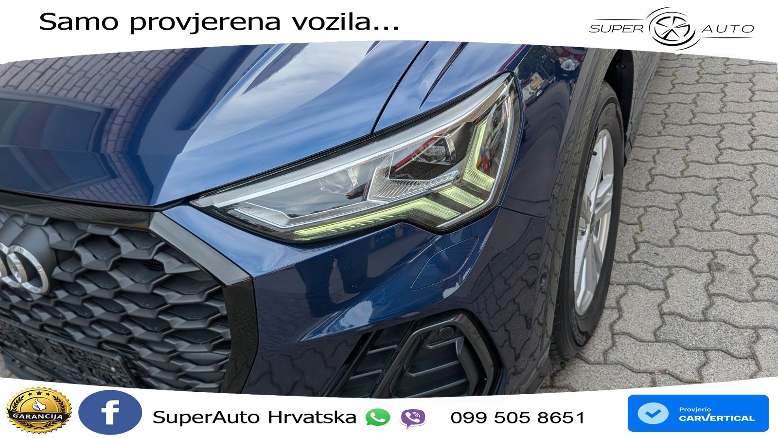 Audi Q3 Sportback 40 TDI (200 KS) quattro S tronic S line LED+GR SJED+ACC
