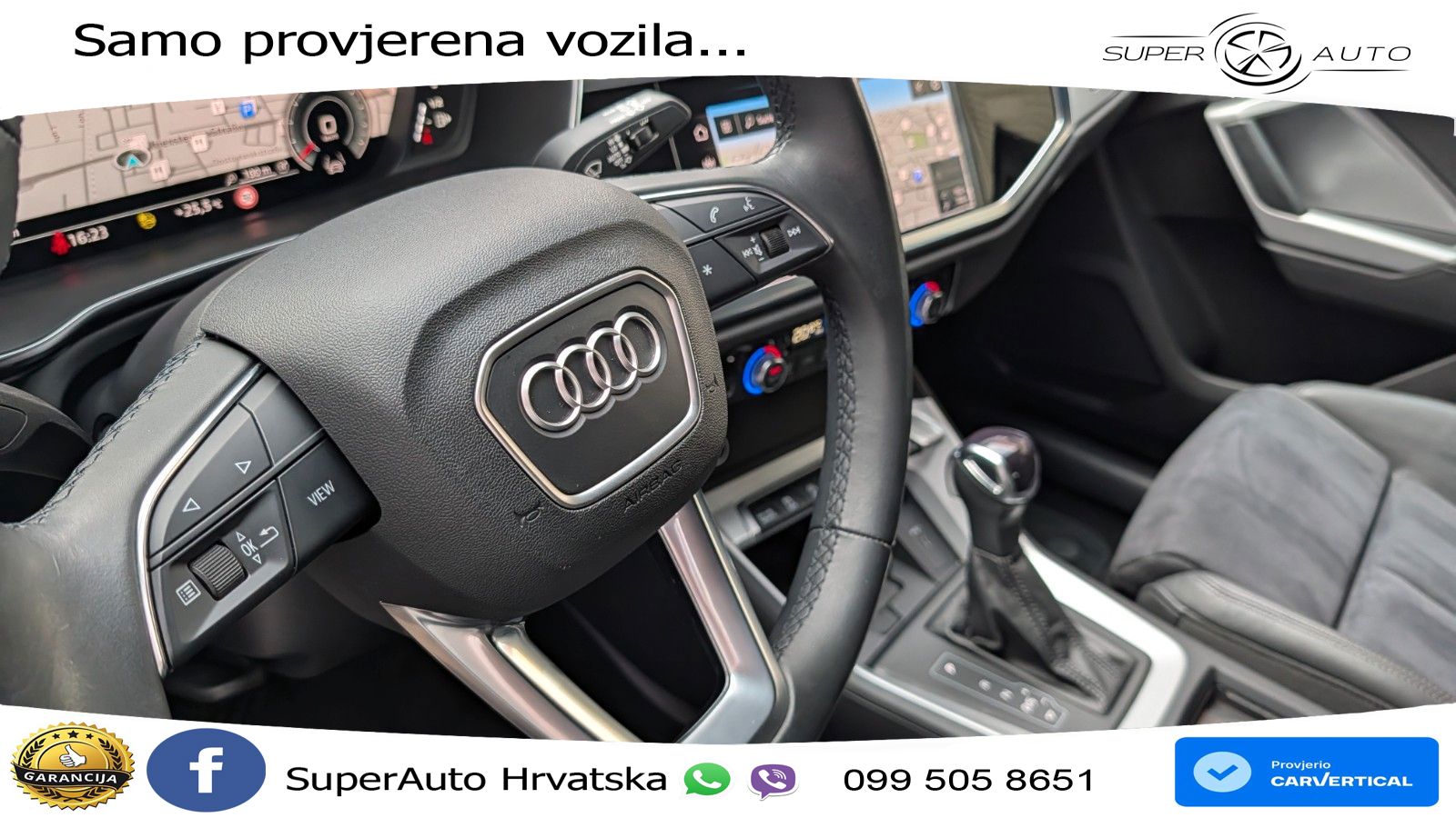Audi Q3 Sportback 40 TDI (200 KS) quattro S tronic S line LED+GR SJED+ACC