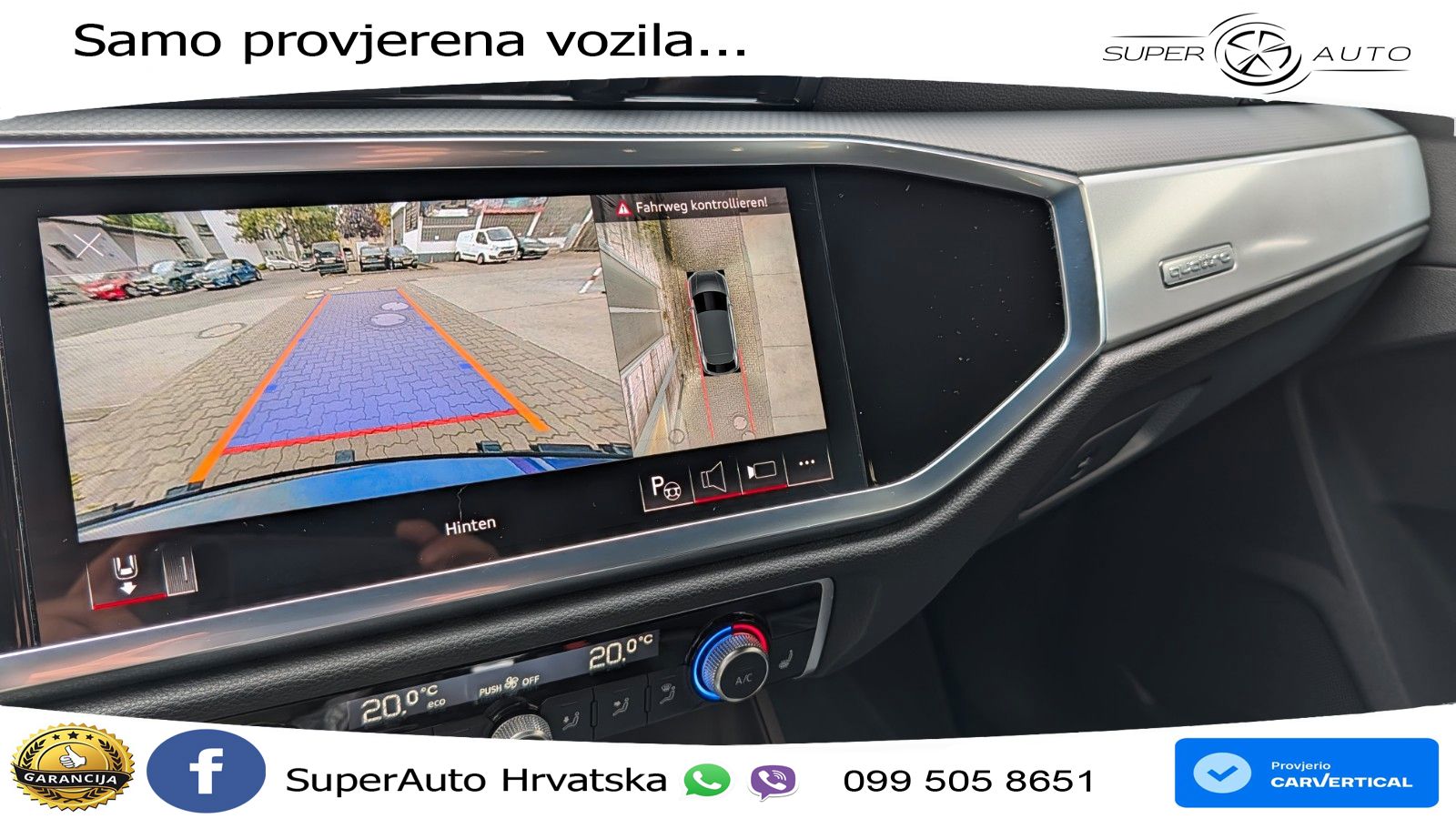 Audi Q3 Sportback 40 TDI (200 KS) quattro S tronic S line LED+GR SJED+ACC