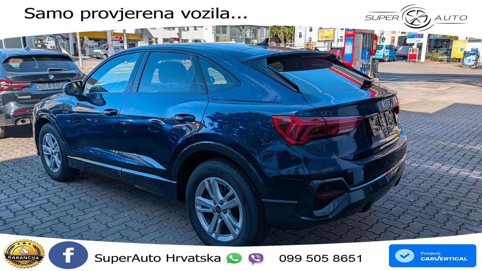 Audi Q3 Sportback 40 TDI (200 KS) quattro S tronic S line LED+GR SJED+ACC