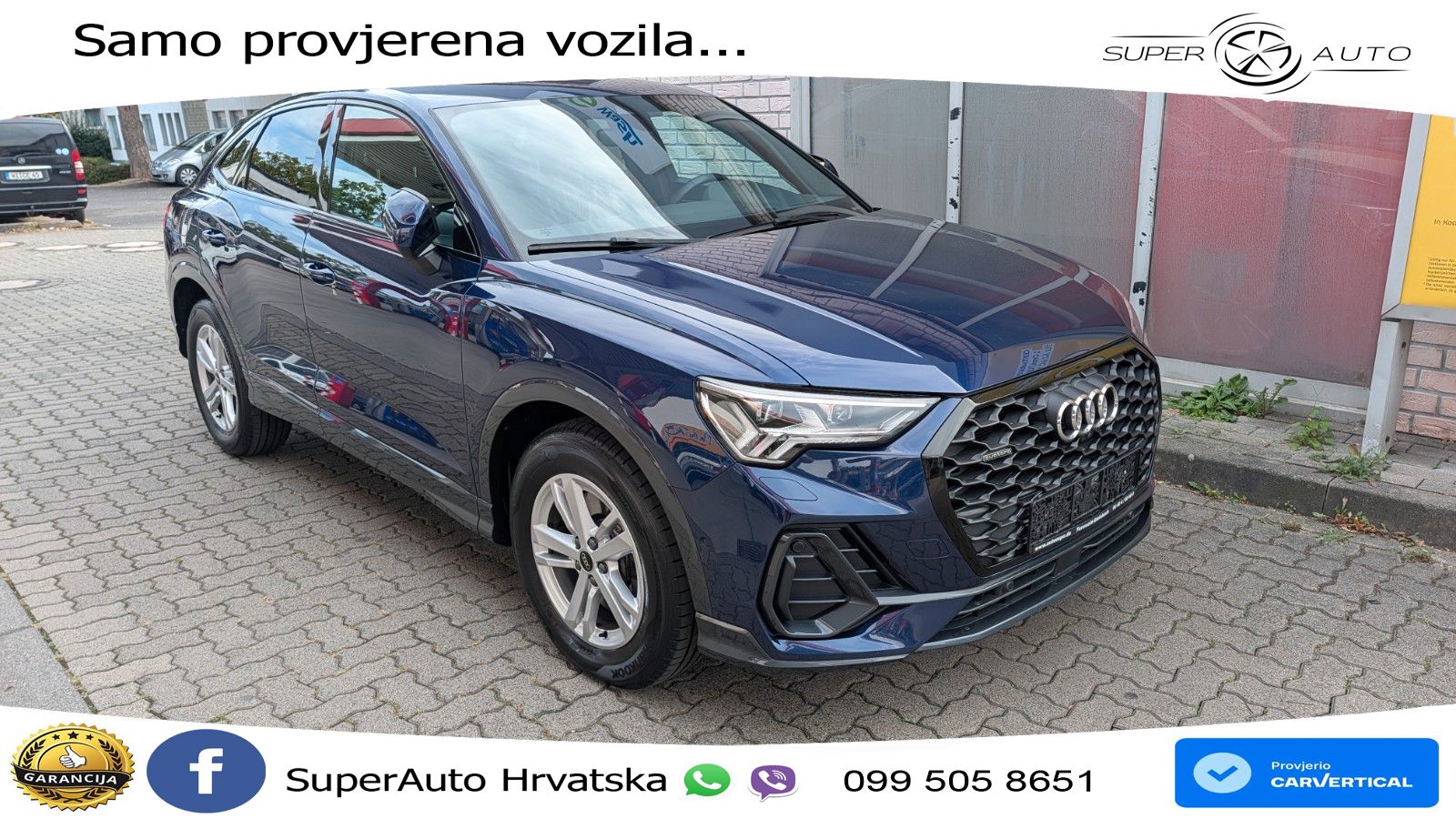 Audi Q3 Sportback 40 TDI (200 KS) quattro S tronic S line LED+GR SJED+ACC