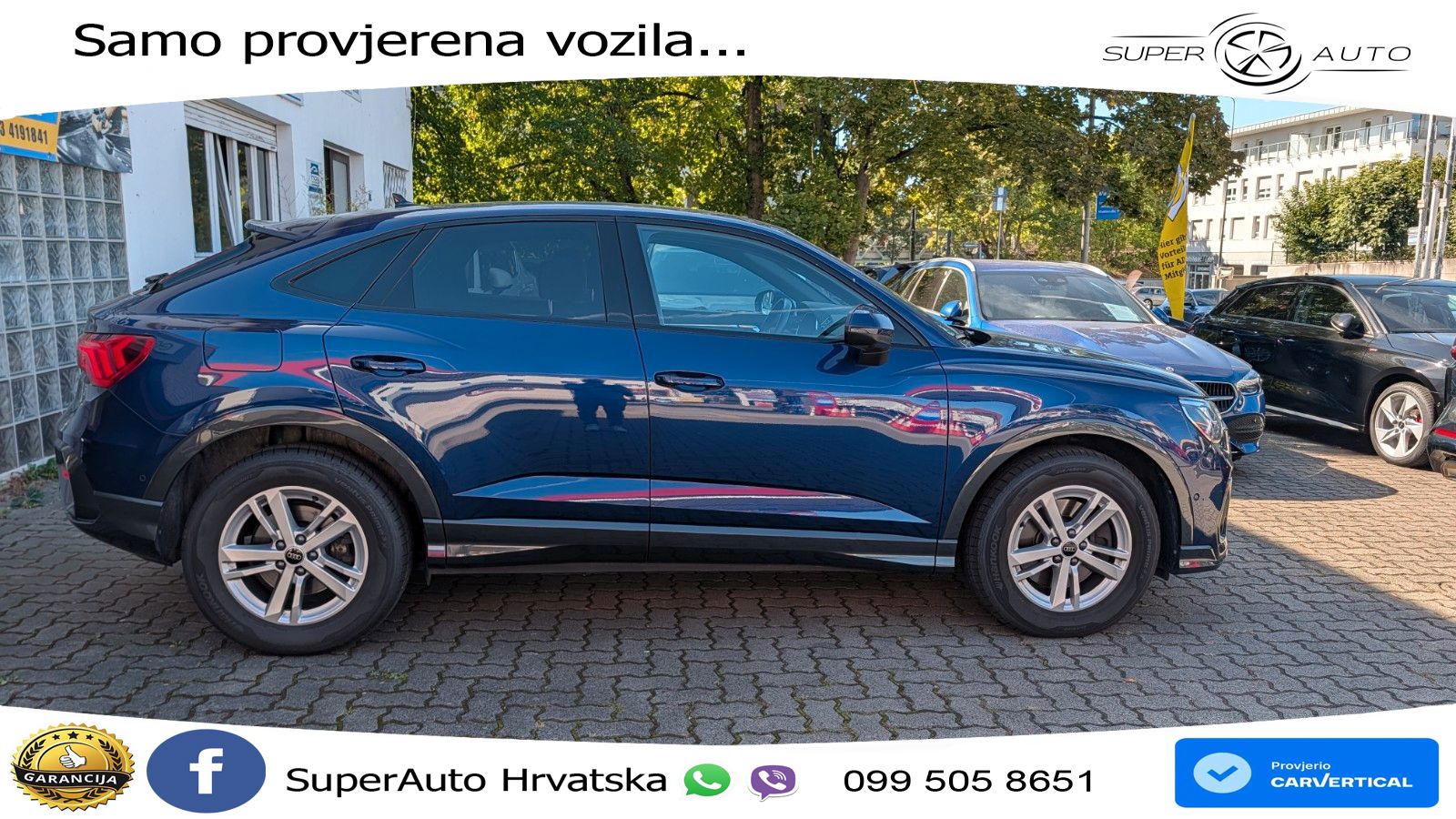 Audi Q3 Sportback 40 TDI (200 KS) quattro S tronic S line LED+GR SJED+ACC