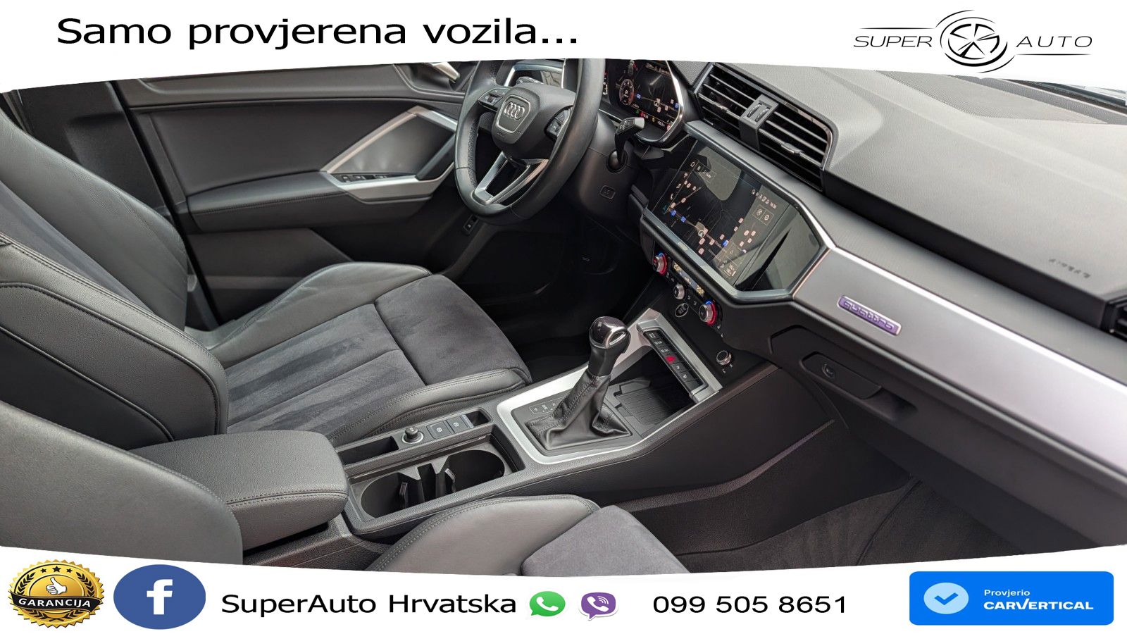 Audi Q3 Sportback 40 TDI (200 KS) quattro S tronic S line LED+GR SJED+ACC