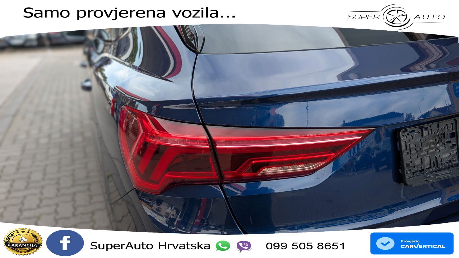 Audi Q3 Sportback 40 TDI (200 KS) quattro S tronic S line LED+GR SJED+ACC