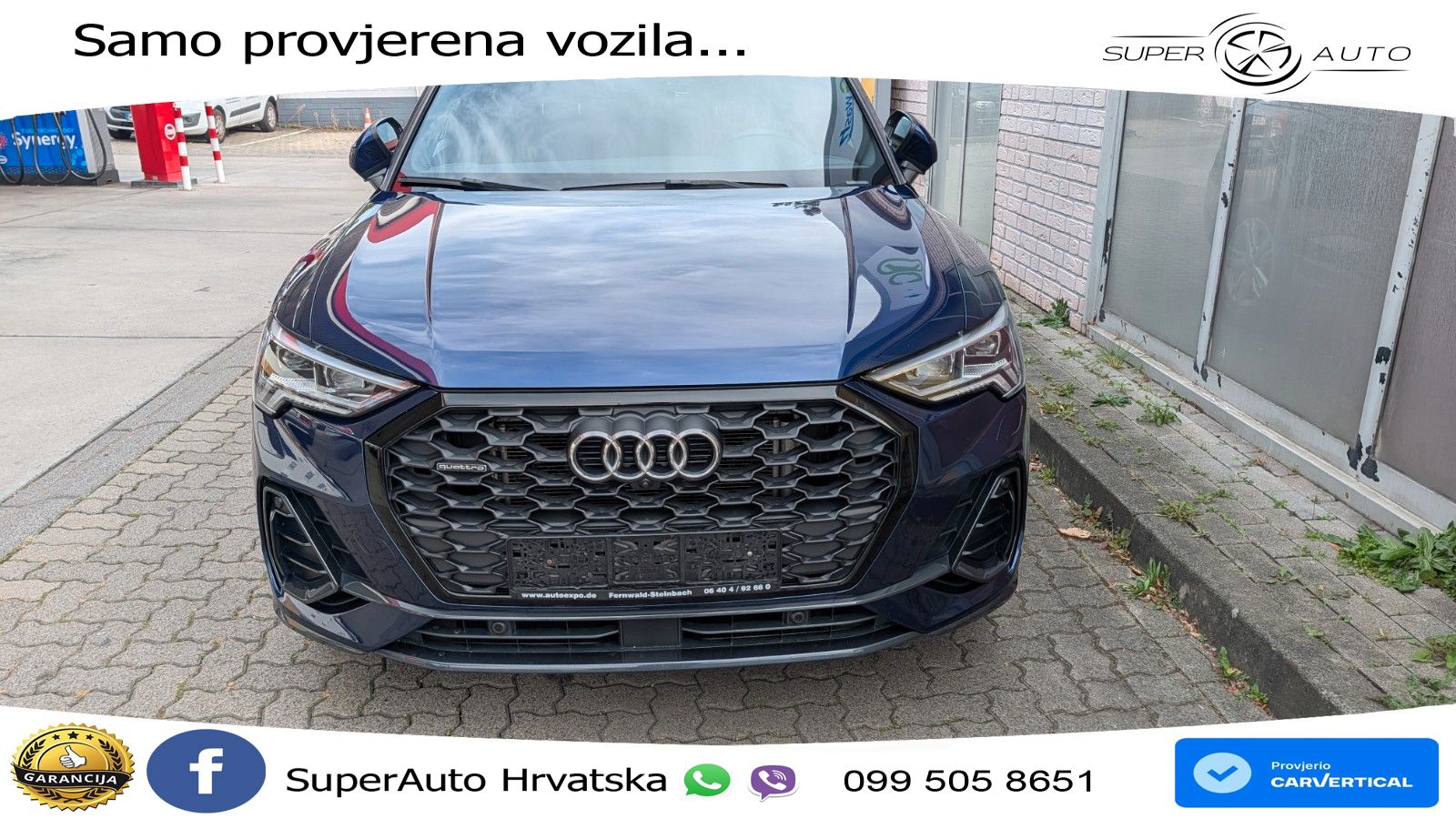 Audi Q3 Sportback 40 TDI (200 KS) quattro S tronic S line LED+GR SJED+ACC