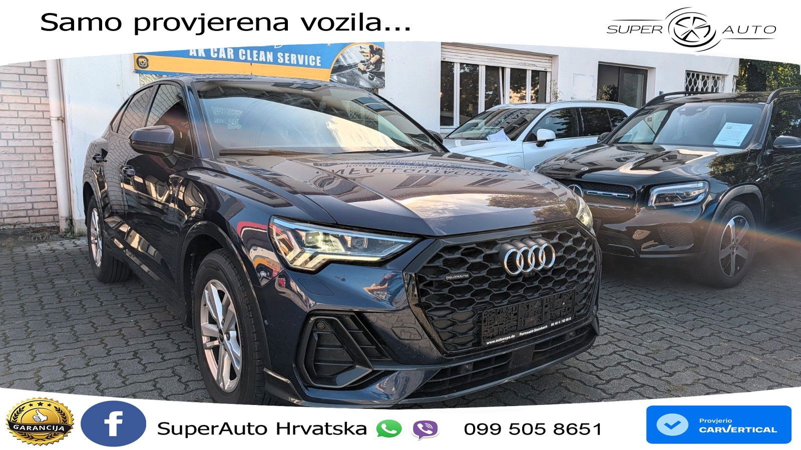 Audi Q3 Sportback 40 TDI (200 KS) quattro S tronic S line LED+GR SJED+ACC