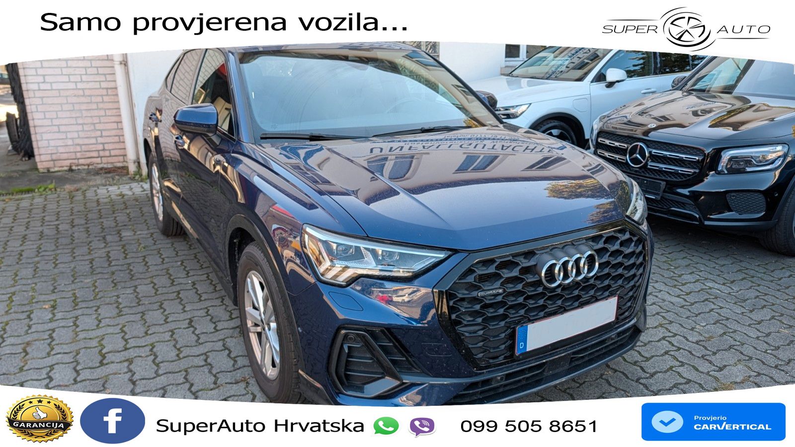 Audi Q3 Sportback 40 TDI (200 KS) quattro S tronic S line LED+GR SJED+ACC