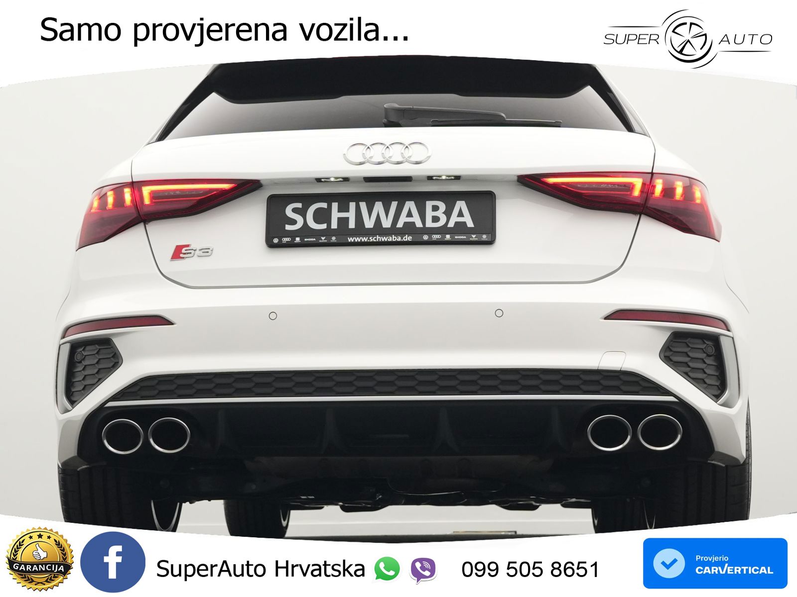 Audi S3 2.0 TFSI (310 KS) quattro S tronic