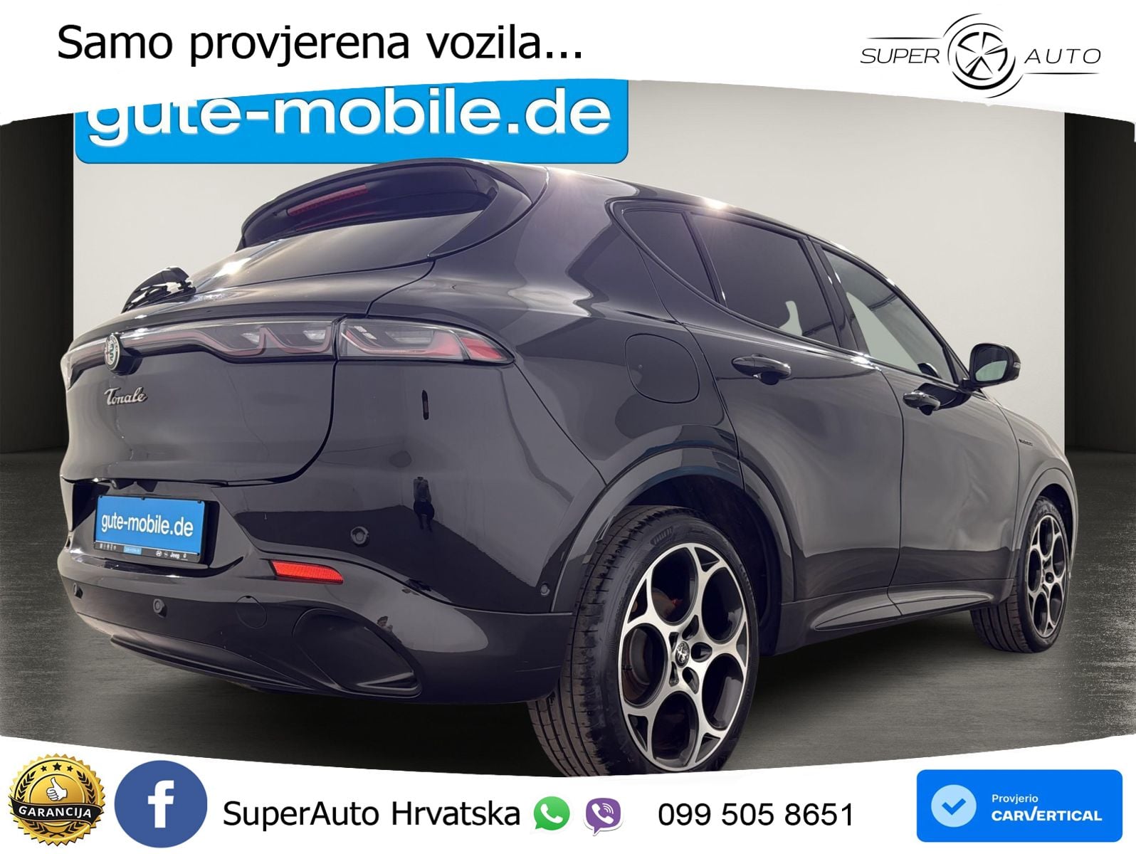 Alfa Romeo Tonale 1.5 VGT (160 KS) 48V-Hybrid TCT LED+GR SJED+ACC