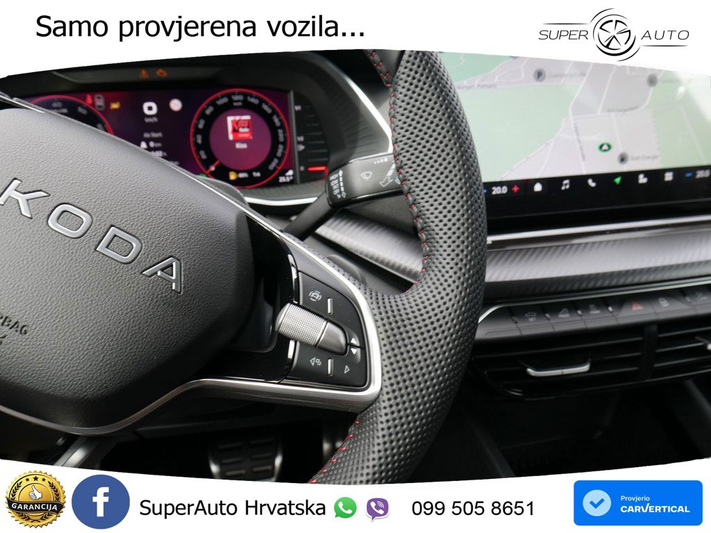 Škoda Octavia Combi RS 2.0 TSI (265 KS) DSG MATRIX+GR SJED+KAM
