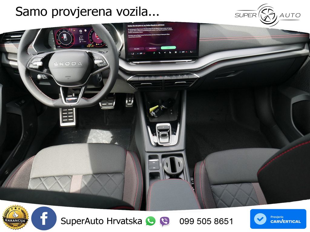 Škoda Octavia Combi RS 2.0 TSI (265 KS) DSG MATRIX+GR SJED+KAM