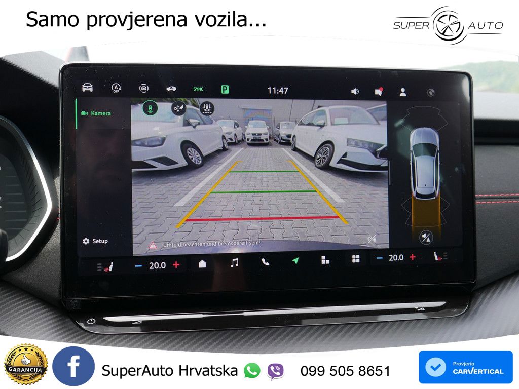 Škoda Octavia Combi RS 2.0 TSI (265 KS) DSG MATRIX+GR SJED+KAM