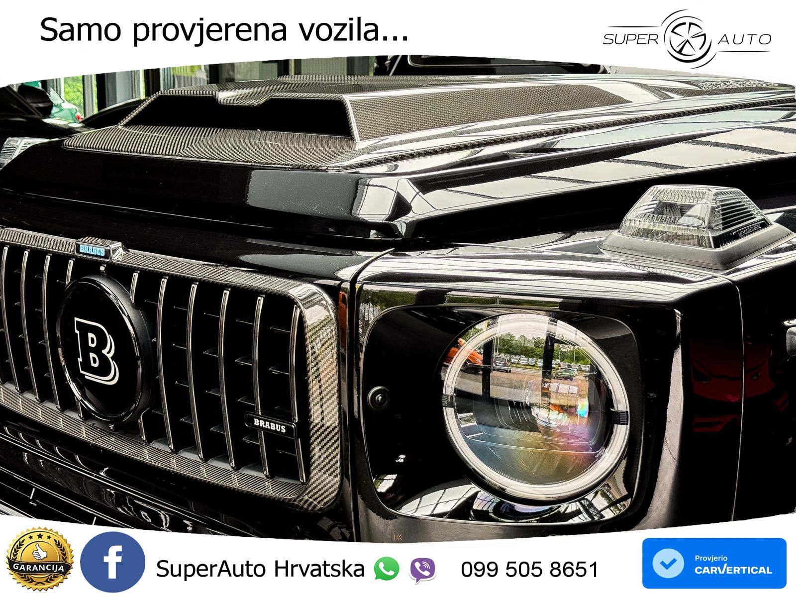 Mercedes AMG G 63 Long V8 (585 KS) 4MATIC 9G-TRONIC AMG SPEEDSHIFT TCT Brabus LED+GR SJED+ACC