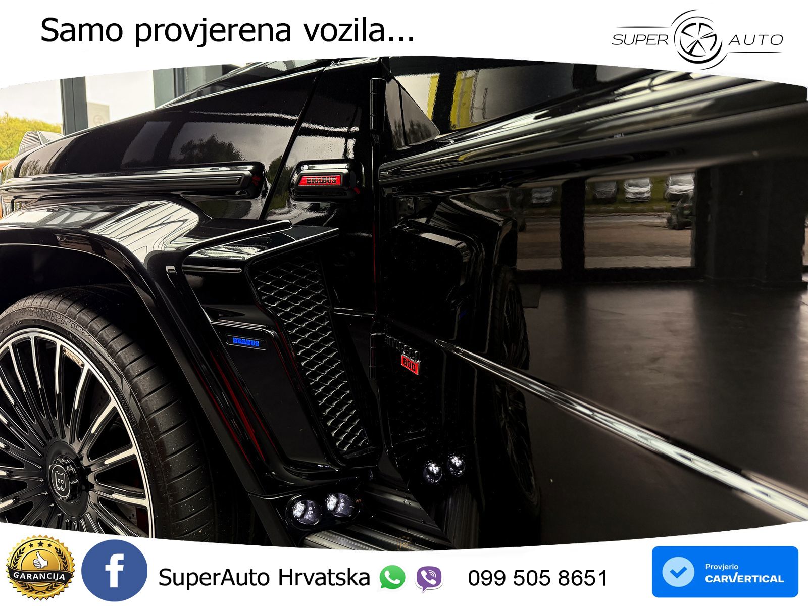 Mercedes AMG G 63 Long V8 (585 KS) 4MATIC 9G-TRONIC AMG SPEEDSHIFT TCT Brabus LED+GR SJED+ACC
