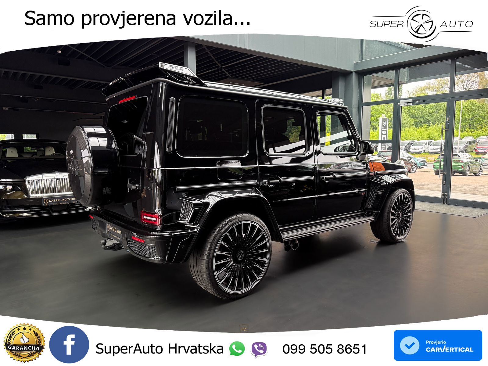 Mercedes AMG G 63 Long V8 (585 KS) 4MATIC 9G-TRONIC AMG SPEEDSHIFT TCT Brabus LED+GR SJED+ACC
