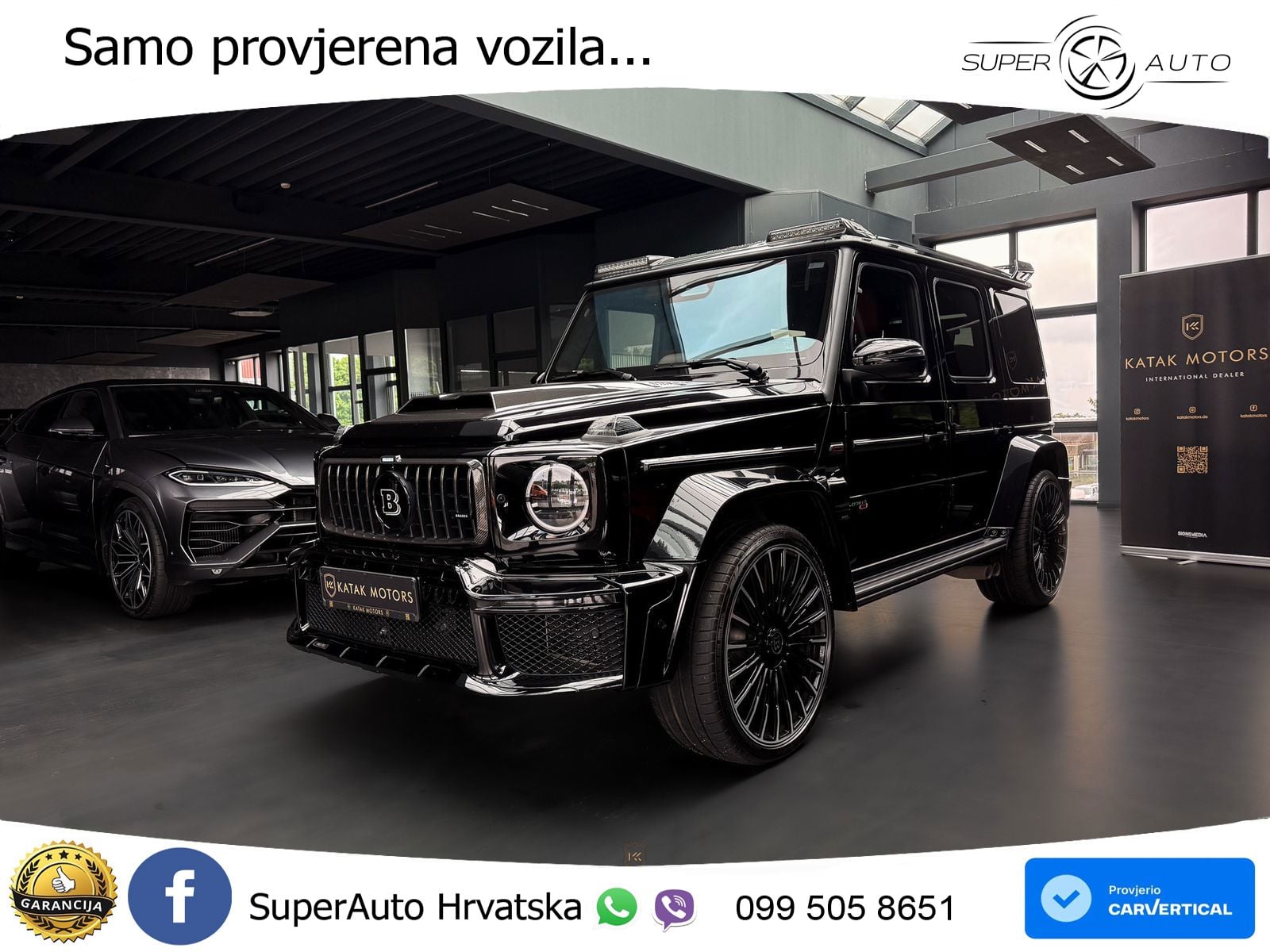 Mercedes AMG G 63 Long V8 (585 KS) 4MATIC 9G-TRONIC AMG SPEEDSHIFT TCT Brabus LED+GR SJED+ACC