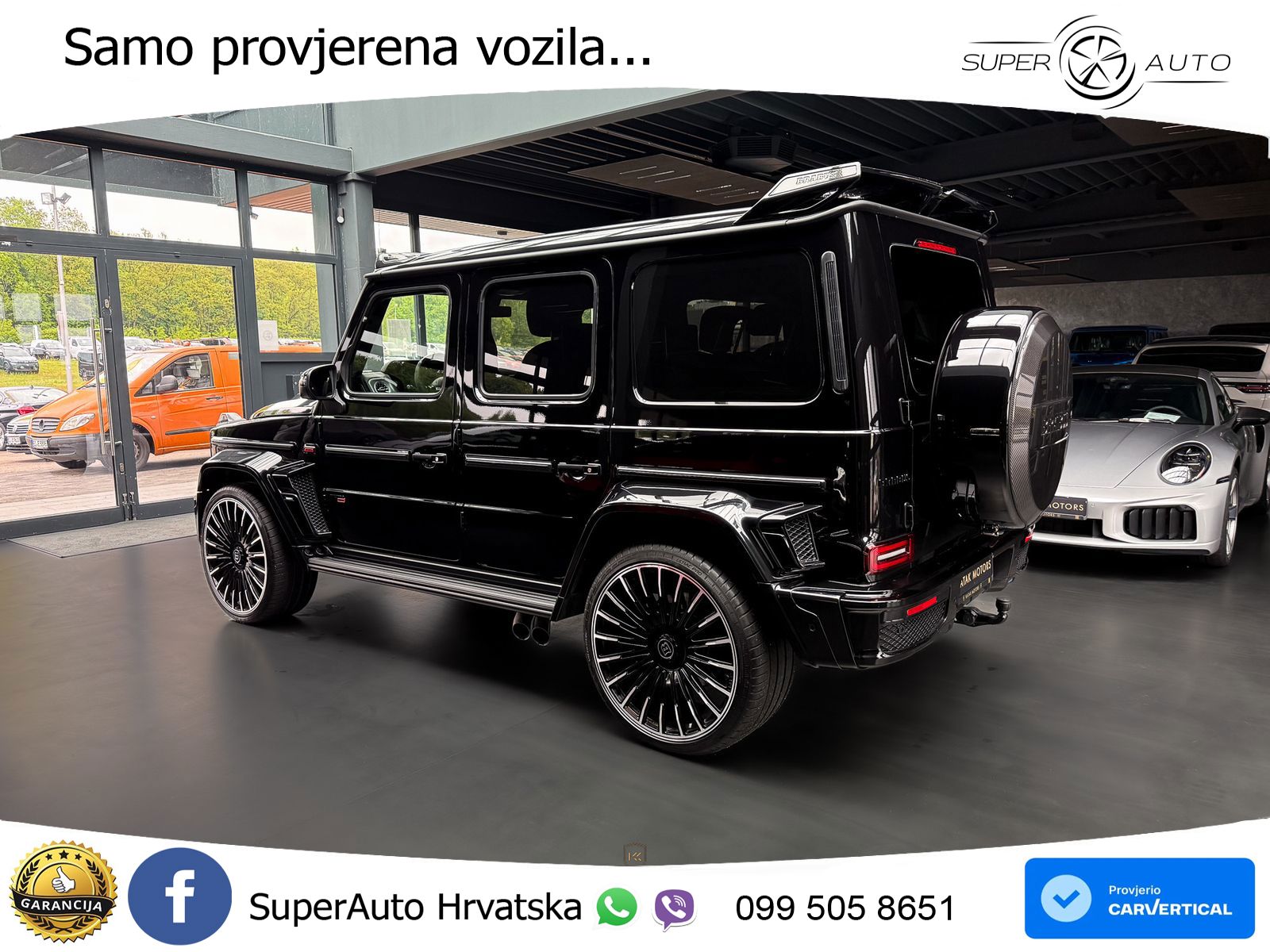 Mercedes AMG G 63 Long V8 (585 KS) 4MATIC 9G-TRONIC AMG SPEEDSHIFT TCT Brabus LED+GR SJED+ACC