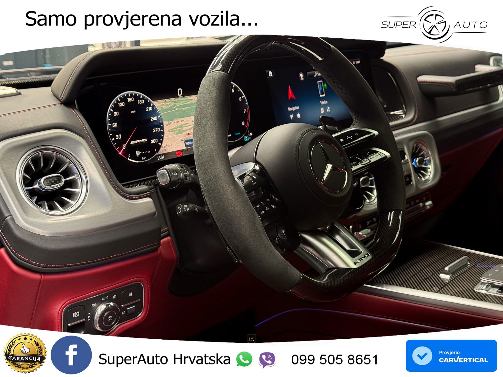 Mercedes AMG G 63 Long V8 (585 KS) 4MATIC 9G-TRONIC AMG SPEEDSHIFT TCT Brabus LED+GR SJED+ACC