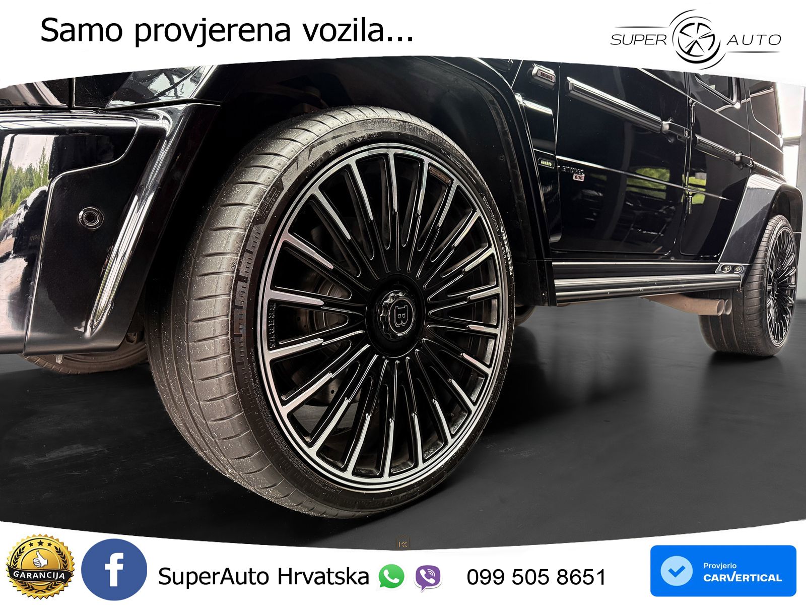 Mercedes AMG G 63 Long V8 (585 KS) 4MATIC 9G-TRONIC AMG SPEEDSHIFT TCT Brabus LED+GR SJED+ACC